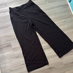 Zara Women's Black Wide-Leg Pants